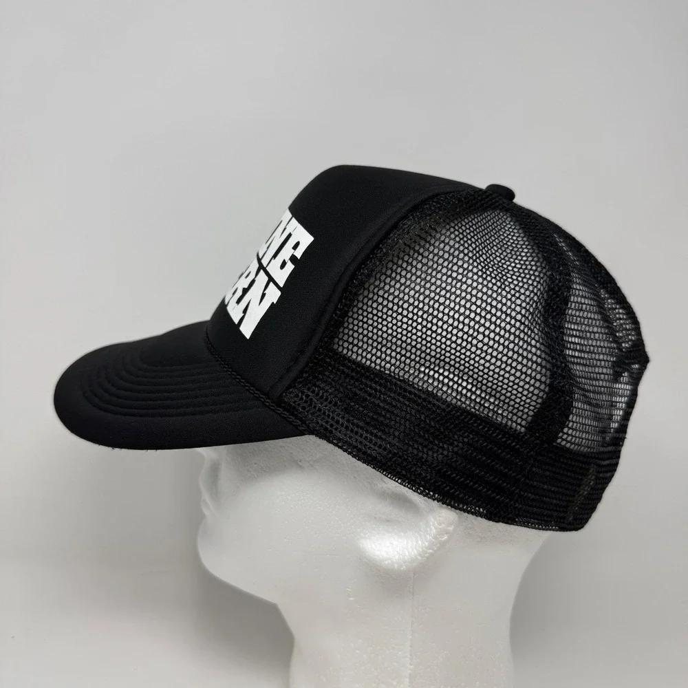 Skyline Tavern Portland Oregon Trucker Hat Black White Snapback Cap Otto OSFM